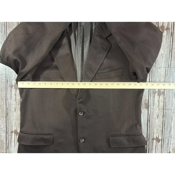 CANALI 100% Cashmere Jacket Blazer Sport Coat sz 54 R color brown made in Italy - Picture 9 of 11